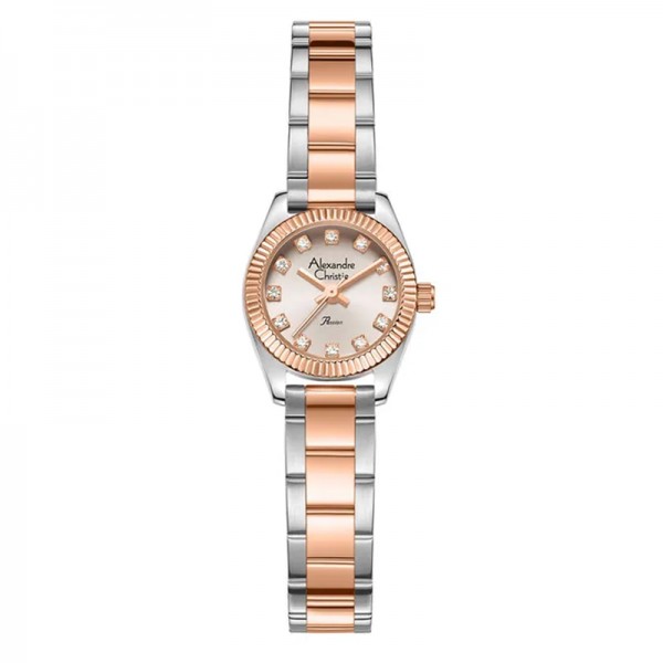 Alexandre Christie AC 2C18 Silver Rosegold LHFTRLG Mini Size